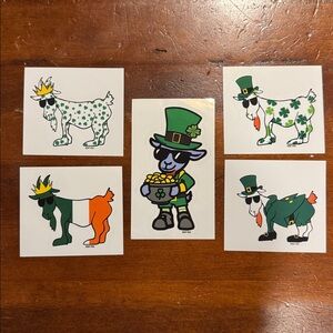 GOAT USA St. Patrick’s Day Stickers (5)